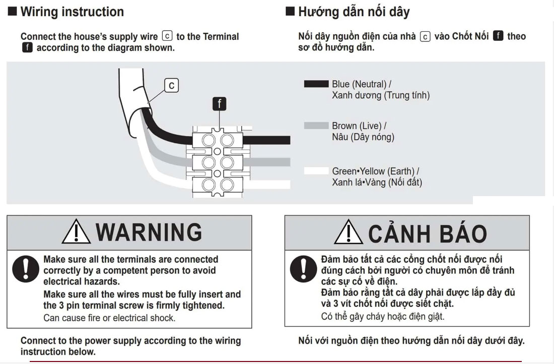 Hướng dẫn nối dây quạt trần