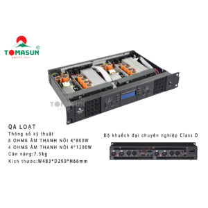 Cục đẩy Công suất Tomasun QA4800