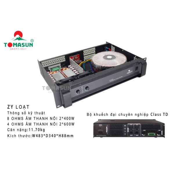 Cục đẩy công suất Tomasun ZY2400